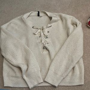 Cream sweater